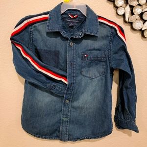 SOLD!!!! Tommy hilfiger denim shirt for boys